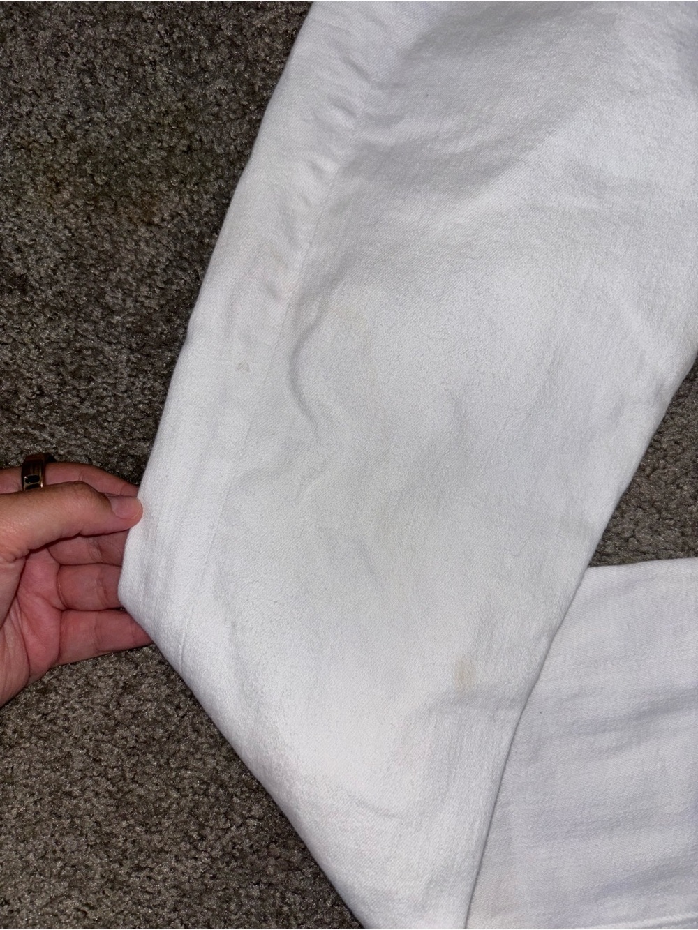 Express White Women's Skinny Jeans - Slim Fit Mid Rise Y2K Style - Picture 4 of 5